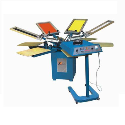 SPM manual ratory silk screen printing machine