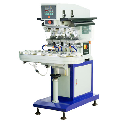 4-color Pneumatic Pad Printing Machine